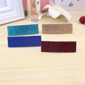 Barrettes à cheveux en strass style coréen pour femmes, usage quotidien, accessoire de coiffure en tissu coloré et plastique - Product Image 2