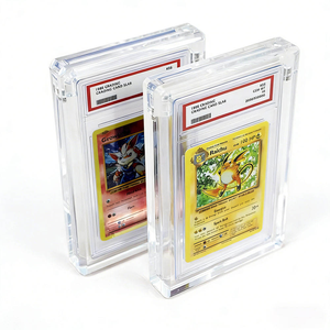 Étui de présentation transparent en acrylique premium pour <span class=keywords><strong>cartes</strong></span> gradées <span class=keywords><strong>PSA</strong></span> avec couvercle magnétique et protection UV pour <span class=keywords><strong>cartes</strong></span> <span class=keywords><strong>Pokemon</strong></span> Slab - Product Image 2