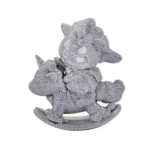 Joyería Messi, Colgante de Unicornio con Circonitas Cúbicas Redondas, Moissanita, Cadena Cubana Hip Hop - Product Image 5