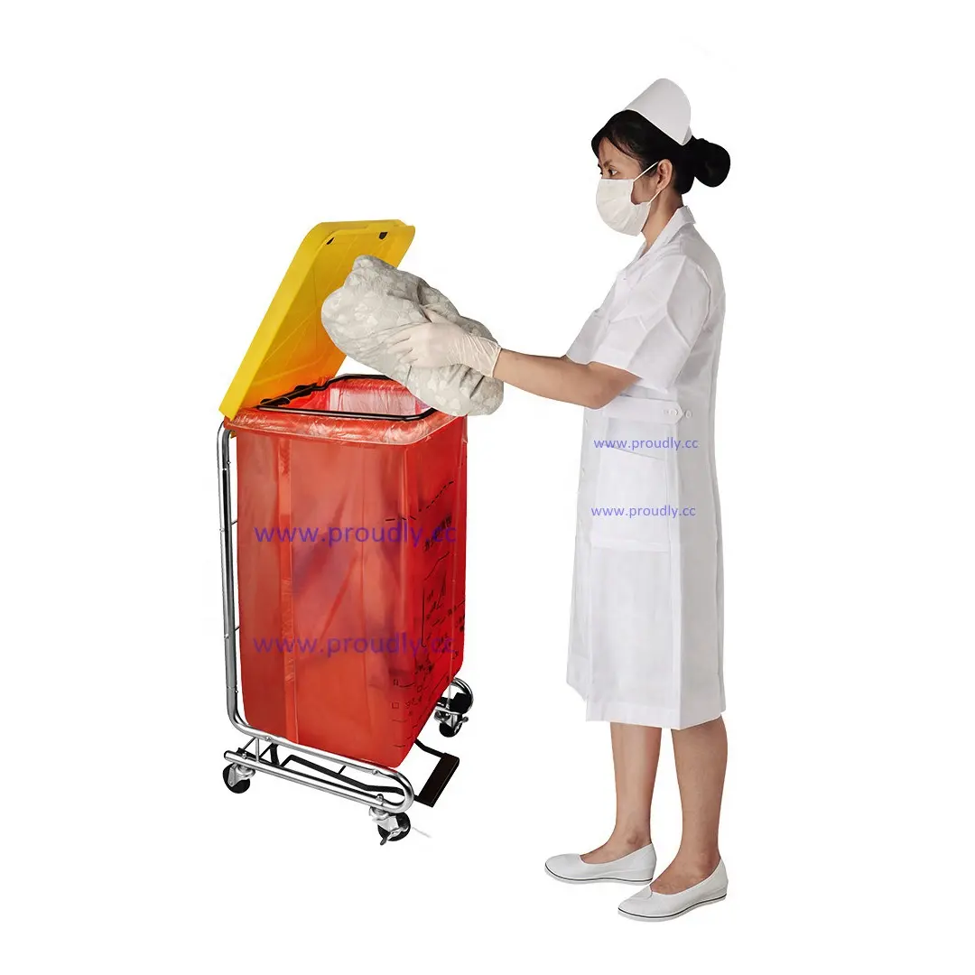 PVA biyobozunur sıcak ve soğuk hastane suda çözünür çamaşır torbası enfeksiyon kontrolü için