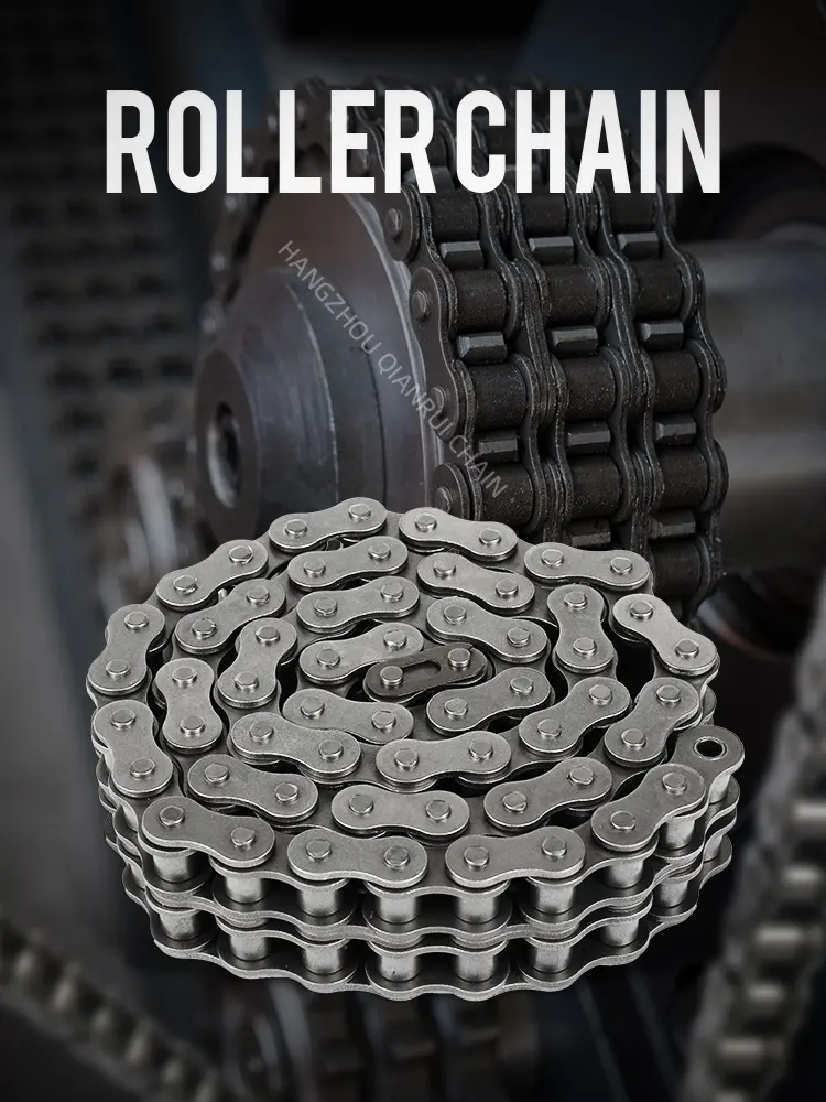 12B-3 Short Pitch Precision Roller Chains B Series Roller Chain Roller For Transmission