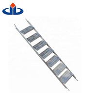 Échafaudage d'escalier en aluminium robuste pour la construction, échelle à marches, échafaudage d'occasion en aluminium