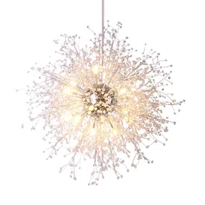 Modern creative restaurant bedroom clothing store warm and romantic firefly dandelion chandelier