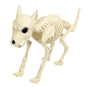 Scheletro di lupo imitazione animale per Halloween, lupo a due teste, lupo a tre teste, regali originali, bomboniere per feste - Product Image 4