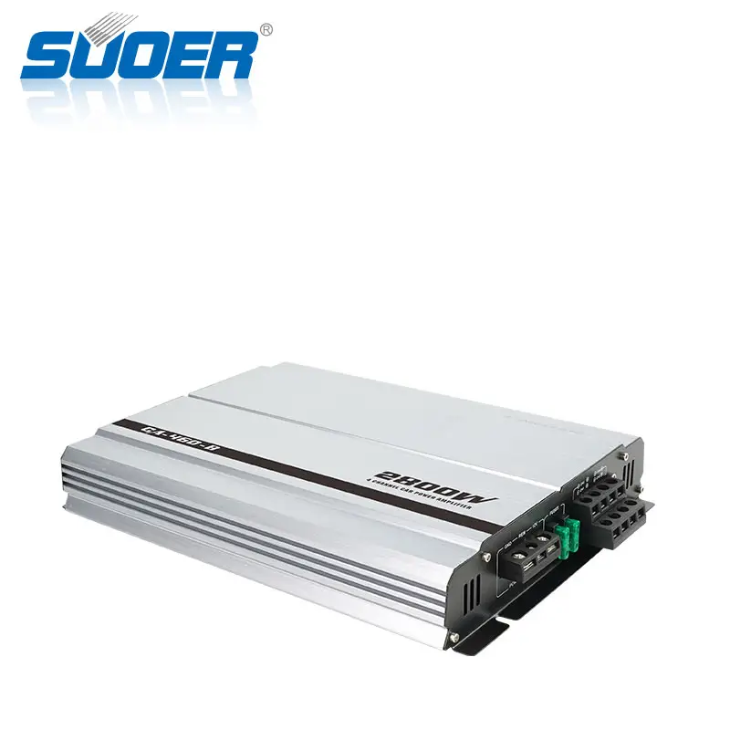 Suoer CA-460-B 2800W Bộ Khuếch Đại Xe Các Loại 12V 4 Kênh Amplificador De Âm Thanh 1000W 2000W 3000W 4000W 5000W Xe Khuếch Đại