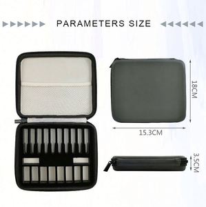 กระเป๋าเก็บอินซูลินแบบพกพาสำหรับผู้ป่วยเบาหวาน พร้อมช่องจัดระเบียบอเนกประสงค์  วัสดุ EVA หนังไนลอนแข็งแรง สำหรับเก็บยา - Product Image 3