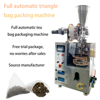 Machine d'emballage triangulaire multifonctionnelle pour sachets de thé en nylon au citron et au thé vert, vente chaude