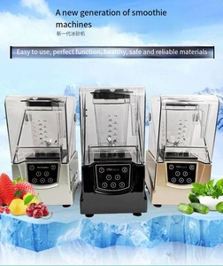 Mixeur alimentaire électrique commercial haute performance 5 vitesses, moteur en cuivre pur, bol mélangeur en acier inoxydable 1500W, smoothie, thé au lait - Product Image 5
