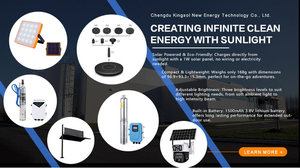 KINGSOL 저렴한 가격 8 인치 태양열 책상 테이블 팬 LED 조명 USB 태양 전지 패널 LiFePO4 충전식 팬 가정용 캠핑 외부 - Product Image 4