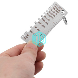 カスタム金属シート厚さゲージ溶接ゲージはんだ付け検査ツールステンレス鋼溶接ルーラー - Product Image 4