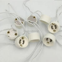 Portalámparas de cerámica GU10 MR16 Conector de enchufe GU5.3 Portalámparas MR16 Enchufe para foco halógeno led