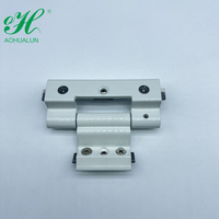 Charnière pivotante moderne de qualité professionnelle en alliage d'aluminium pour fenêtres et portes, 2-5 mm, angle d'ouverture de 180 degrés, installation facile