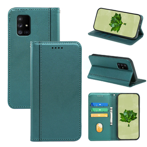 เคสโทรศัพท์แบบพับแม่เหล็กหนัง PU สำหรับ Samsung A56 55 54 A53 52 <span class=keywords><strong>52S</strong></span> A73 72 71 A36 35 34 A33 32 พร้อมช่องใส่บัตรและขาตั้ง - Product Image 1