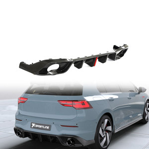 Difusor Trasero Aerodinámico de Fibra de Carbono MK8 para <span class=keywords><strong>Volkswagen</strong></span> Golf MK8 GTI 2021-2022 - Product Image 1