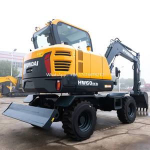 La mini excavatrice à roues de HW60ECO HW60 HX60G roule l'excavatrice de roue 6 tonnes à vendre - Product Image 5