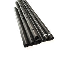 Tube en fibre de carbone 3K personnalisé à module élevé, perforé, haute résistance, léger, pour perche télescopique