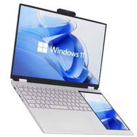 Nouvel Ordinateur Portable Double Écran OEM/ODM 2025 – 15,6 pouces + 7 pouces, N95 2,5 GHz, Windows 10, 6 Go + 256 Go – En Vente