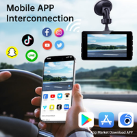 Dashcam 4K avant, 1K arrière, surveillance à distance 4G, enregistreur de conduite, surveillance de stationnement
