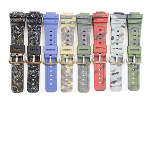 สายนาฬิกาซิลิโคนลายพรางใหม่ ขนาด 16 มม. สำหรับนาฬิกา <span class=keywords><strong>Casio</strong></span> <span class=keywords><strong>G</strong></span>-<span class=keywords><strong>Shock</strong></span> รุ่น GWB5600 DW56000 DW6900 - Product Image 2