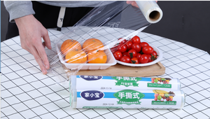 <strong>Transparent</strong> Eco-friendly Disposable Food Grade Surface Protection Sticky <strong>Plastic</strong> <strong>Wrap</strong> Cling Film for Flour and Feed - Product Image 5