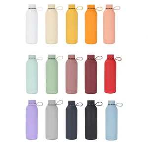 Wholesale Custom Drinking Insulated Stainless Steel Double Wall <b>Hot</b> 500ml <b>Water</b> <b>Bottle</b> <b>With</b> <b>Cover</b> - Product Image 6