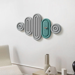 Nordic <b>Wall</b> <b>Clock</b> Irregular Shape <b>Silent</b> Quartz Movement Battery Powered Living Room Home Decor Modern Simple Design - Product Image 2