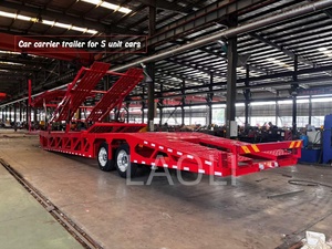 Vente directe d'usine <span class=keywords><strong>de</strong></span> haute qualité 2 & 3 essieux en acier U-Haul remorques <span class=keywords><strong>de</strong></span> voiture pour voiture transporteur camion <span class=keywords><strong>remorque</strong></span> voiture d'occasion chariot - Product Image 2
