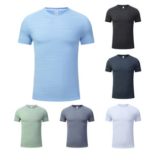 T-shirt à séchage rapide sans couture avec protection UV pour hommes pour courir avec soutien musculaire - Product Image 6