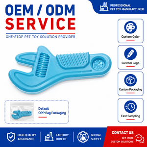 ของเล่นสุนัขรูปประแจ ทนทาน ไม่เป็นพิษ สำหรับลูกสุนัข - Product Image 6