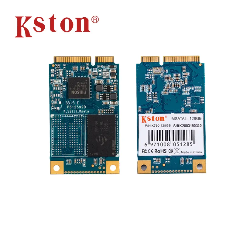 Kston 공장 가격 MiniSATA mSATA SSD 솔리드 스테이트 드라이브 512GB SSD 노트북 및 Pos 기계
