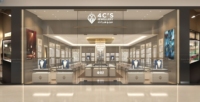 Nouvelle vitrine murale haut de gamme pour magasin de bijoux vitrine murale d'angle en verre