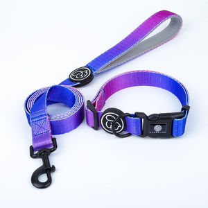 Collar degradado de material de <span class=keywords><strong>nylon</strong></span> duradero grueso con sublimación al por mayor collar de perro mascota - Product Image 5