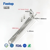 Condenseur de reflux sanitaire en acier 304 moulé, avec dioptrie de visualisation pour serpentin de refroidissement, déphlegmateur et dispositif de distillation à raccord Tri-clamp 2" OD64mm