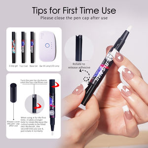 R S Nagellak Gel Pen <span class=keywords><strong>Top</strong></span> <span class=keywords><strong>Coat</strong></span> Eén Stap UV Gel Non-Wipe Nagellak Eén Stap Gel <span class=keywords><strong>Top</strong></span> <span class=keywords><strong>Coat</strong></span> Nagellak Verf Pen Penseel Waterdicht - Product Image 4