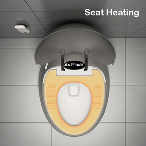 Luxe <span class=keywords><strong>argent</strong></span> gris salle <span class=keywords><strong>de</strong></span> bain sanitaire une pièce intelligent Wc cuvette <span class=keywords><strong>de</strong></span> <span class=keywords><strong>toilette</strong></span> forme <span class=keywords><strong>d</strong></span>'oeuf automatique ronde <span class=keywords><strong>toilette</strong></span> intelligente - Product Image 5