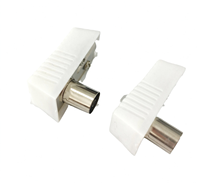 Prise TV 9,5 mm, adaptateur femelle 9,5 mm, prise TV câblée à angle droit