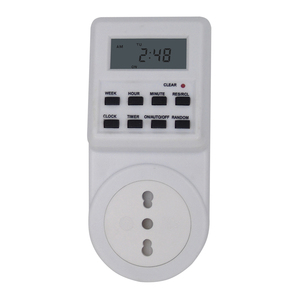 Italia Mini cuenta regresiva Digital cocina temporizador eléctrico pequeña pantalla LCD enchufe interruptor programable cocina temporizador eléctrico - Product Image 2
