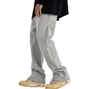 Nouvelle Arrivée Personnalisée – Pantalon Jogger Décontracté pour Homme, Hiver, Respirant, Taille Élastique avec Cordon de Serrage, Doublure Polaire, Coupe Évasée et Empilée - Product Image 5