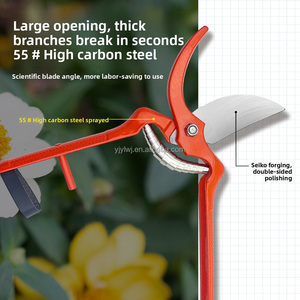 Herramienta manual de alta resistencia, tijeras de jardín hidráulicas, tijeras de podar de derivación de acero al carbono, Industrial grado <span class=keywords><strong>profesional</strong></span> <span class=keywords><strong>para</strong></span> jardín, uso DIY - Product Image 4