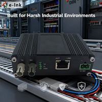 Mini Industrieller 10BASE-T zu 10BASE-FL Ethernet-Medienkonverter