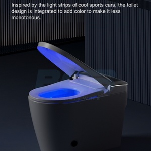 <span class=keywords><strong>Inodoro</strong></span> Inteligente de Cerámica con Descarga Automática, Montado en el Suelo, Color Blanco, para Baño - Product Image 5