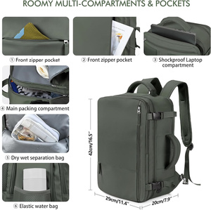 Mochila Extra Grande para Hombre y Mujer, Aprobada para Viajes de Negocios, para Laptop, para la Escuela Secundaria, la Universidad, para Vuelos - Product Image 6
