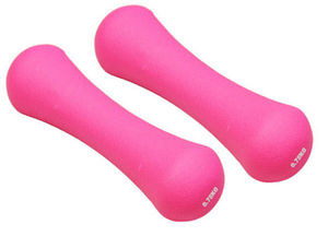 Juego de mancuernas con revestimiento de neopreno de 7kg personalizado Lady Hex Heart Bone en forma de mancuerna para Mujeres Hombres brazo Pilates juego de mancuernas - Product Image 2