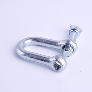 Manille en acier allié 316 & 304 Acier inoxydable A2 & A4 Type D Manille d'arc galvanisée Style US - Product Image 2