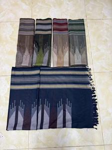 Delantal de lujo para hombre yemení, chal árabe acrílico largo, algodón transpirable con longitud cuadrada para uso diario de otoño e invierno - Product Image 2