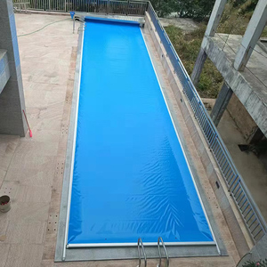 Cubierta de piscina de control manual de alta calidad Material de PVC blando de bajo precio Alta capacidad de carga <span class=keywords><strong>para</strong></span> piscinas y accesorios - Product Image 6