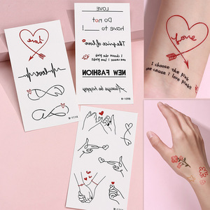 Nuova scatola transfrontaliera impermeabile piccoli tatuaggi di carta temporanei 3D freschi per bambini - Product Image 2