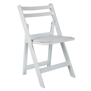 Vente en gros chaise pliante portable de haute qualité chaise <span class=keywords><strong>Wimbledon</strong></span> en plastique pour événement de mariage chaise pliante en résine blanche jardin d'événement - Product Image 2
