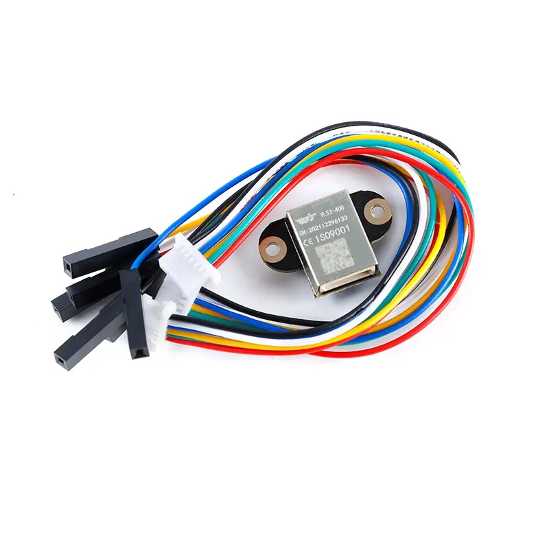 Sensor jarak Laser panas Port seri TTL IIC I2C 3-200cm 4-400cm 3.3-5V Sensor jarak Laser VL53L0 VL53L1