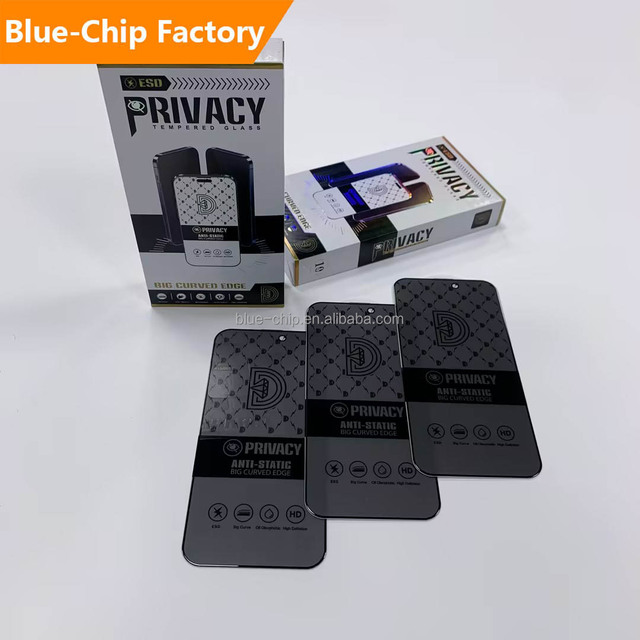 Yanchentian Unbreakable Cheap Anti-Static Tempered Glass Privacy Anti Peeping Screen Protector for Iphone 13 14 15 16 Pro Max